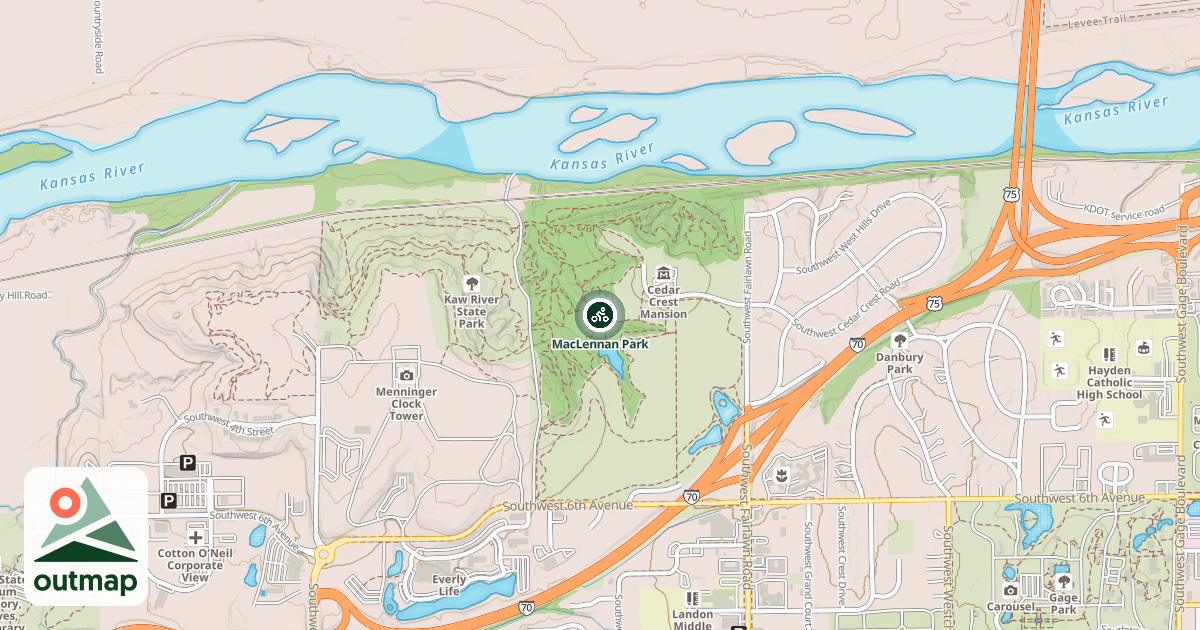 Map of MacLennan Park