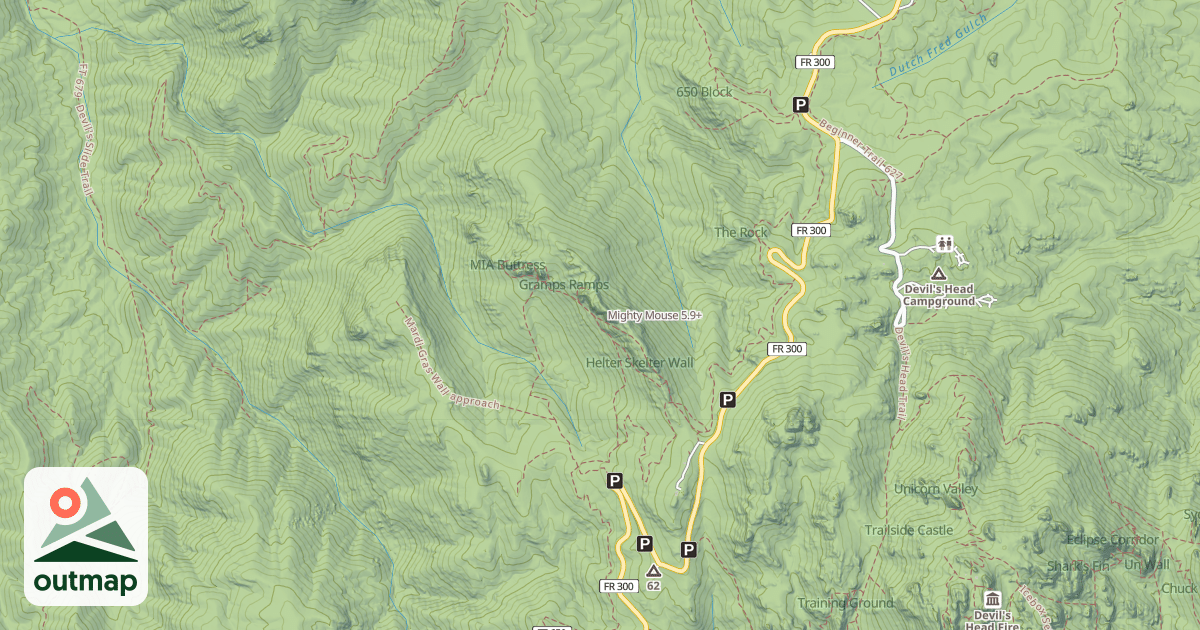 Map of Mighty Mouse