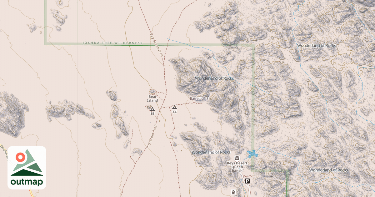 Map of Barrett's