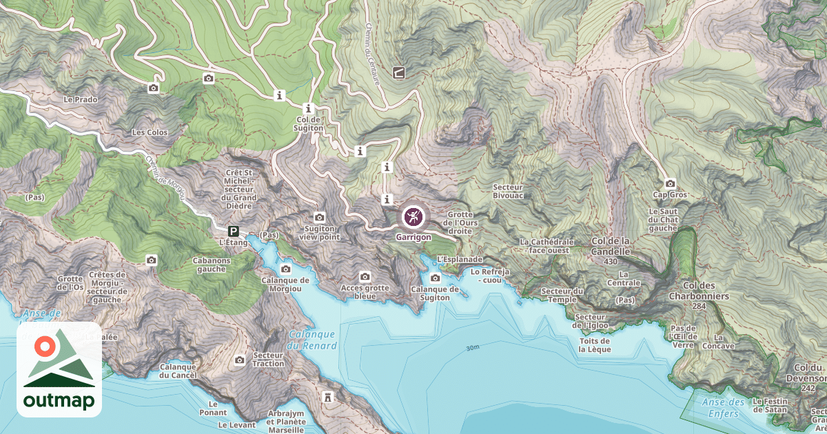 Map of Garrigon