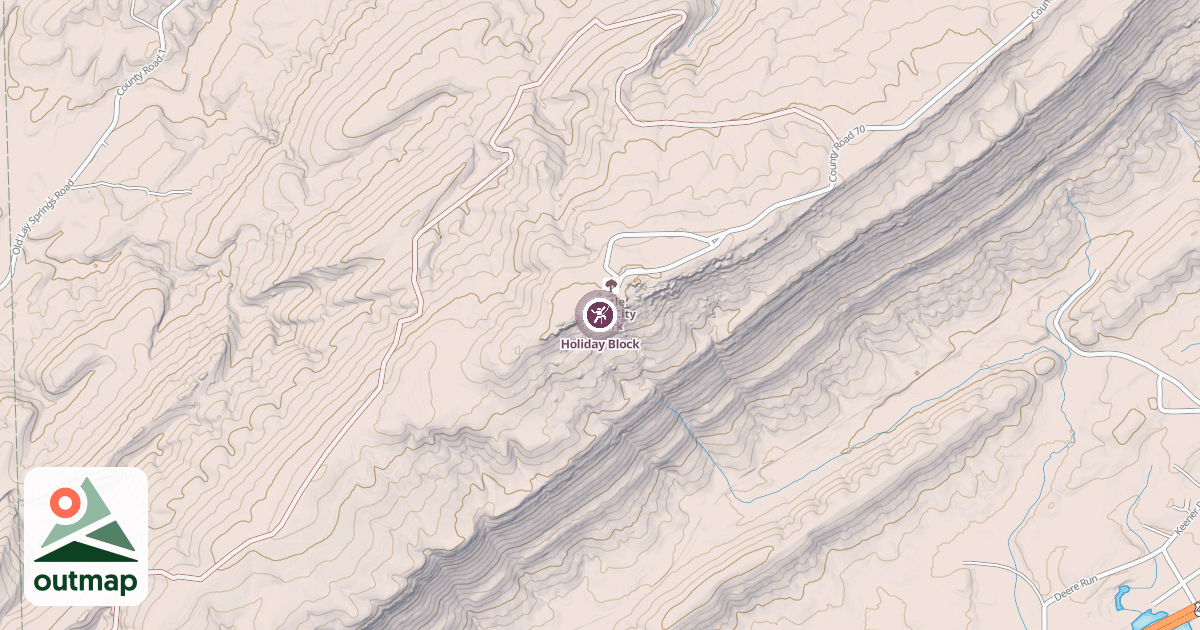 Map of Holiday Block