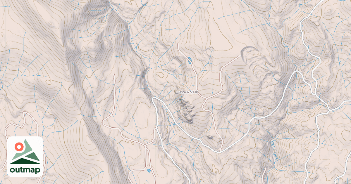 Map of Lascaux