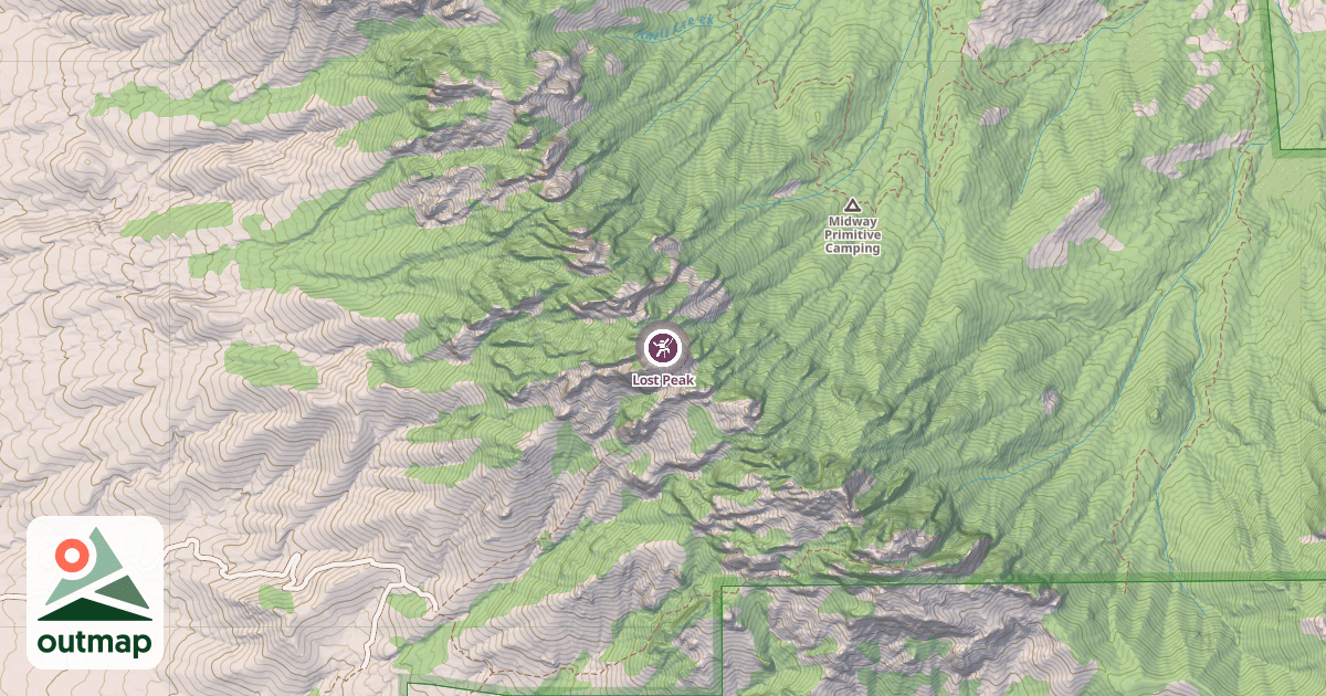 Map of Lost Peak