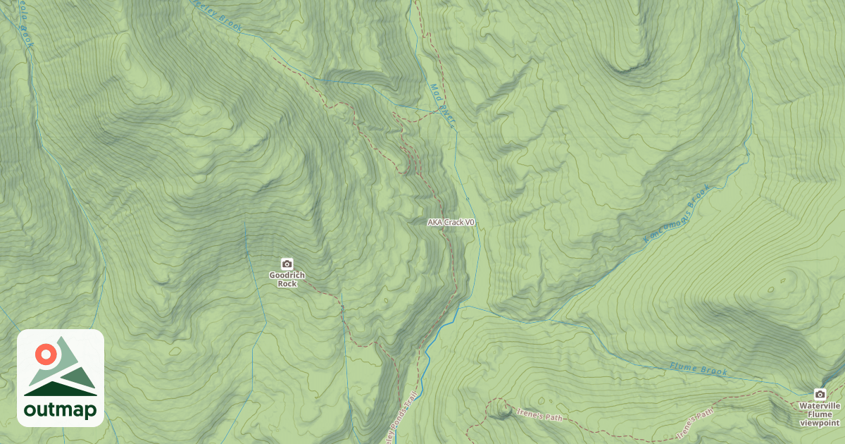 Map of AKA Crack