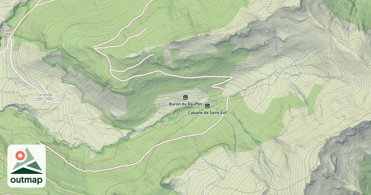 Map of Buron du Rauffet