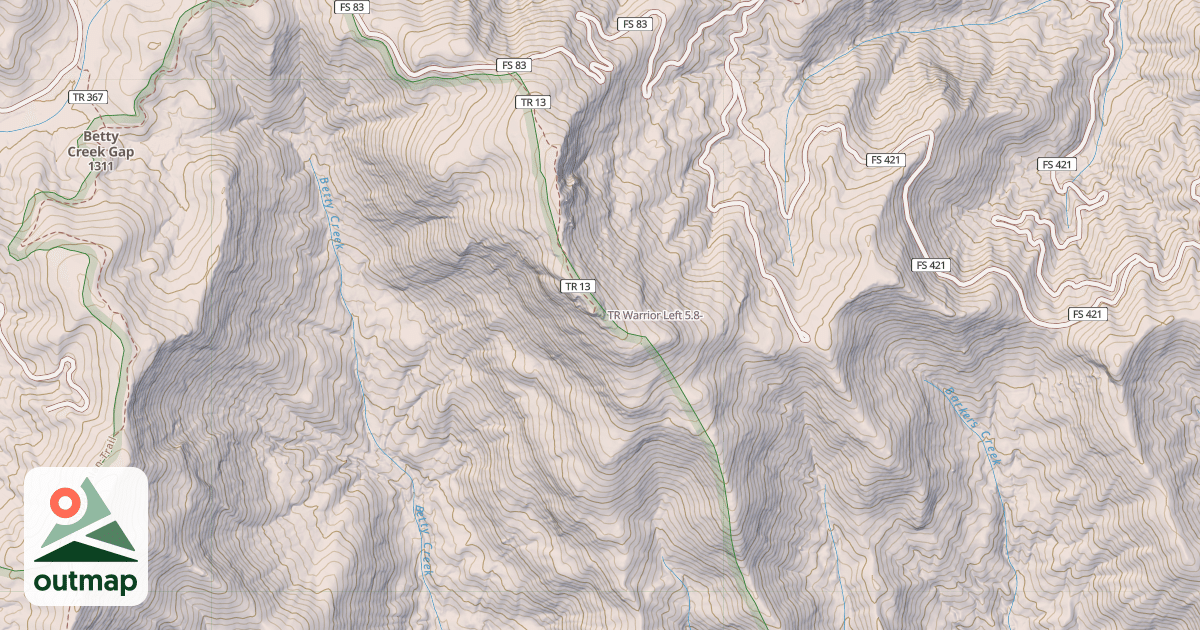 Map of TR Warrior Left