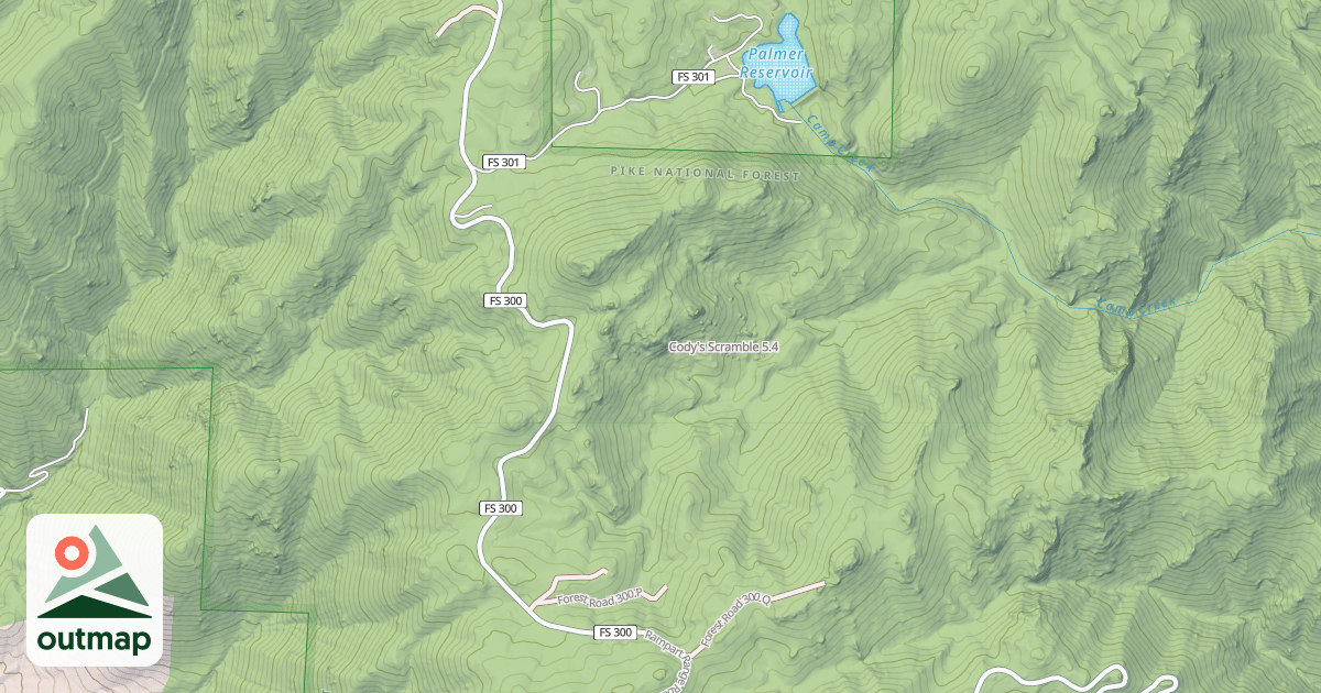 Map of Cody's Scramble