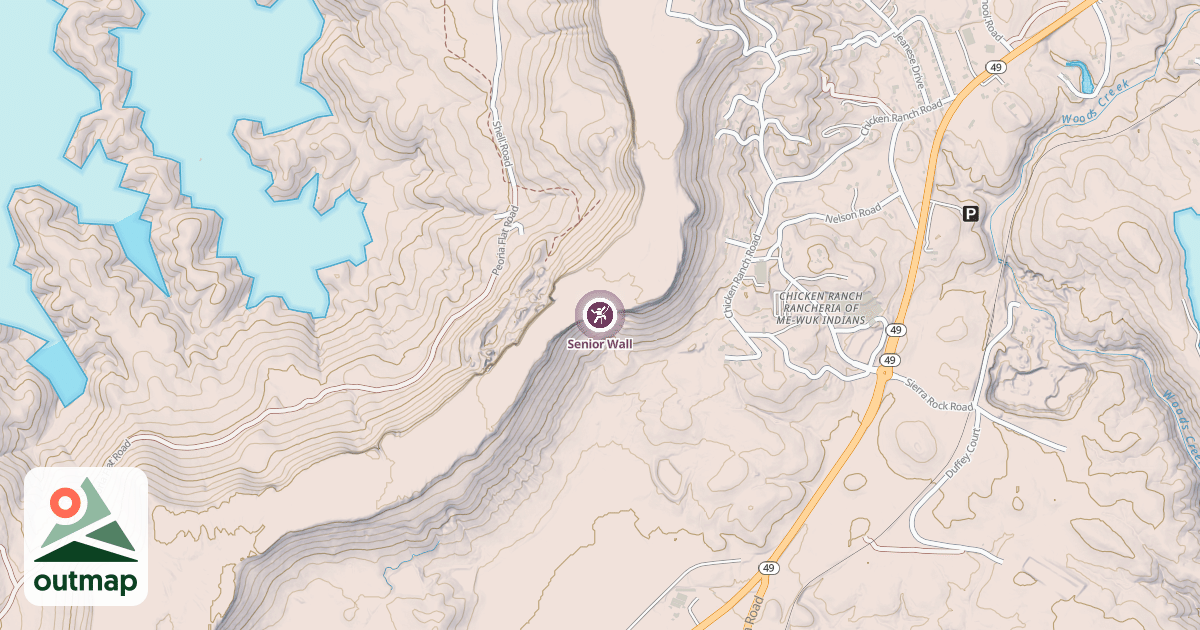 Map of Senior Wall