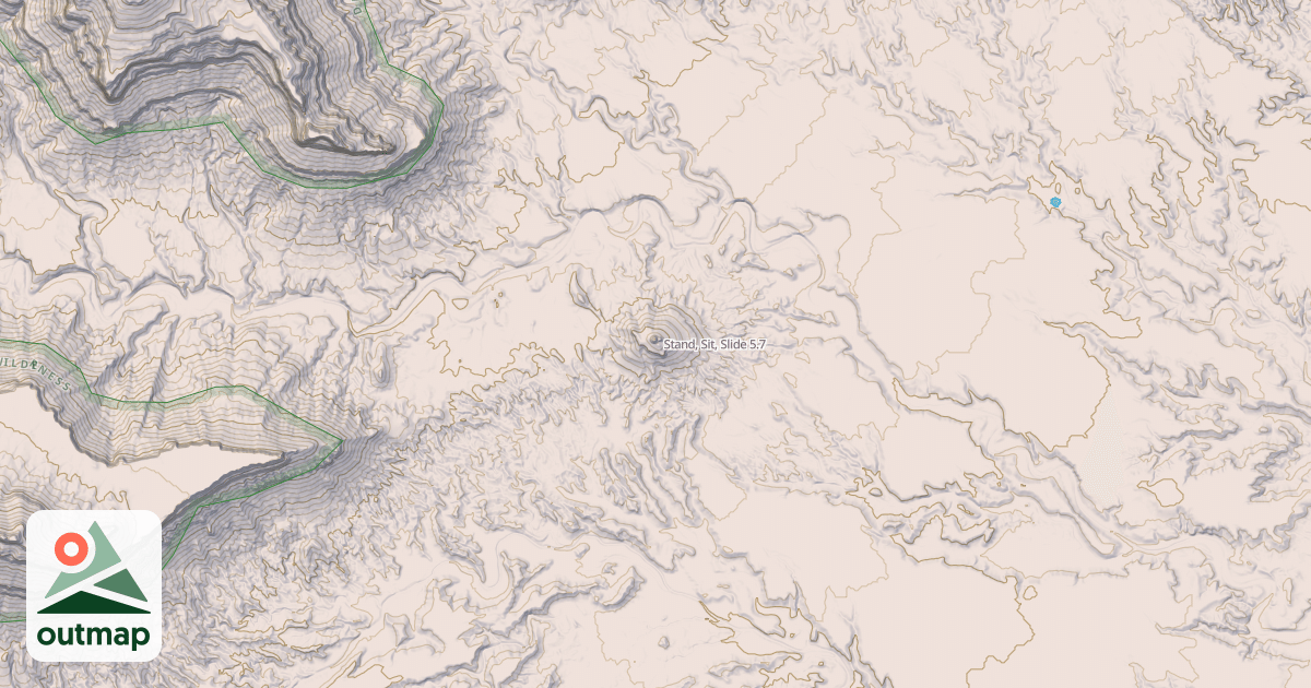 Map of Stand, Sit, Slide