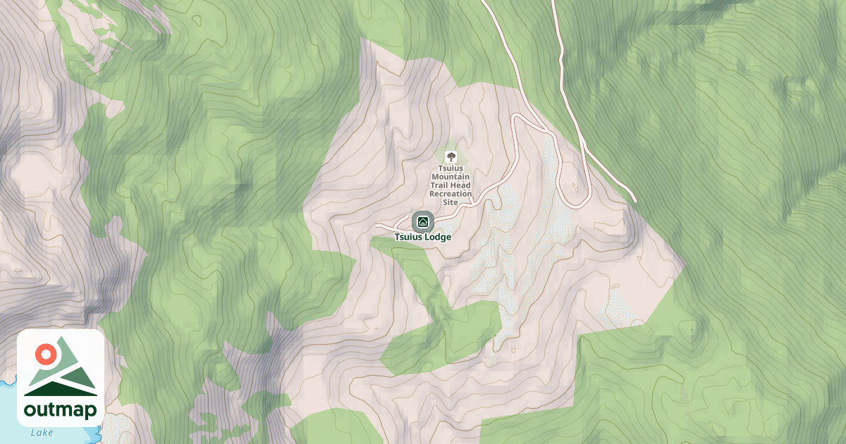 Map of Tsuius Lodge