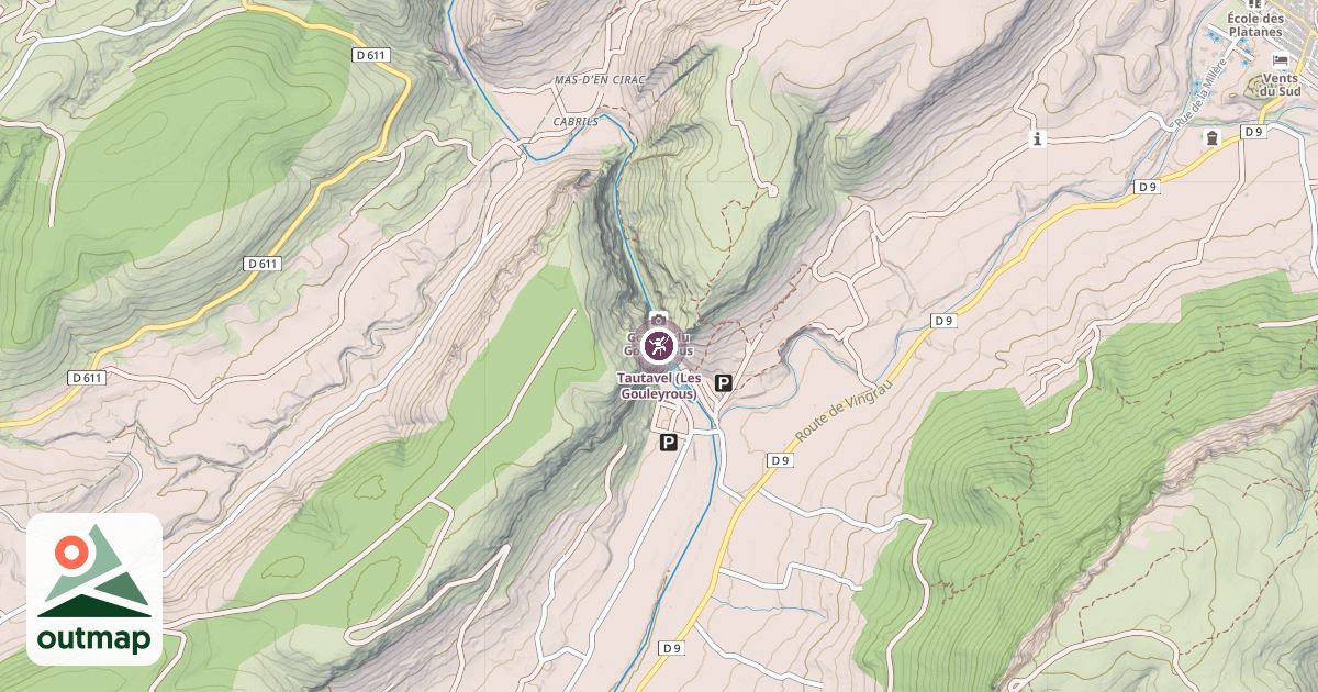 Map of Tautavel (Les Gouleyrous)
