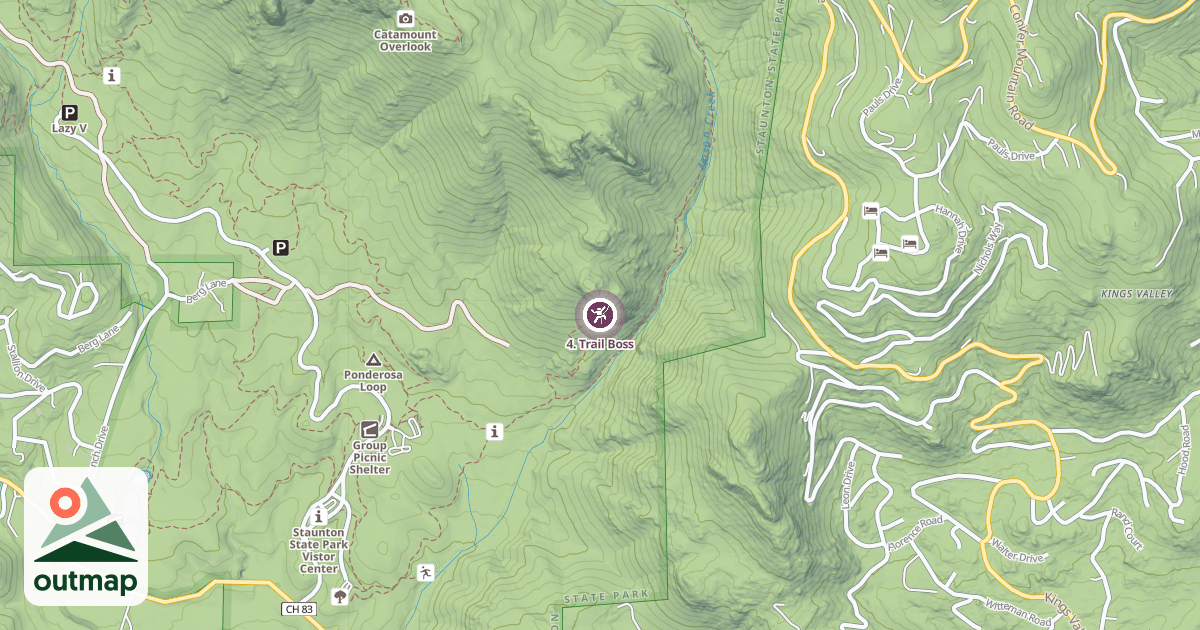 Map of 4. Trail Boss