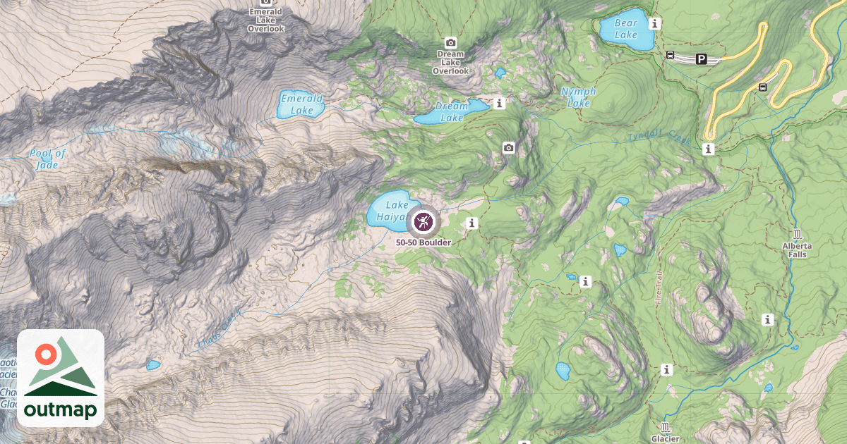 Map of 50-50 Boulder