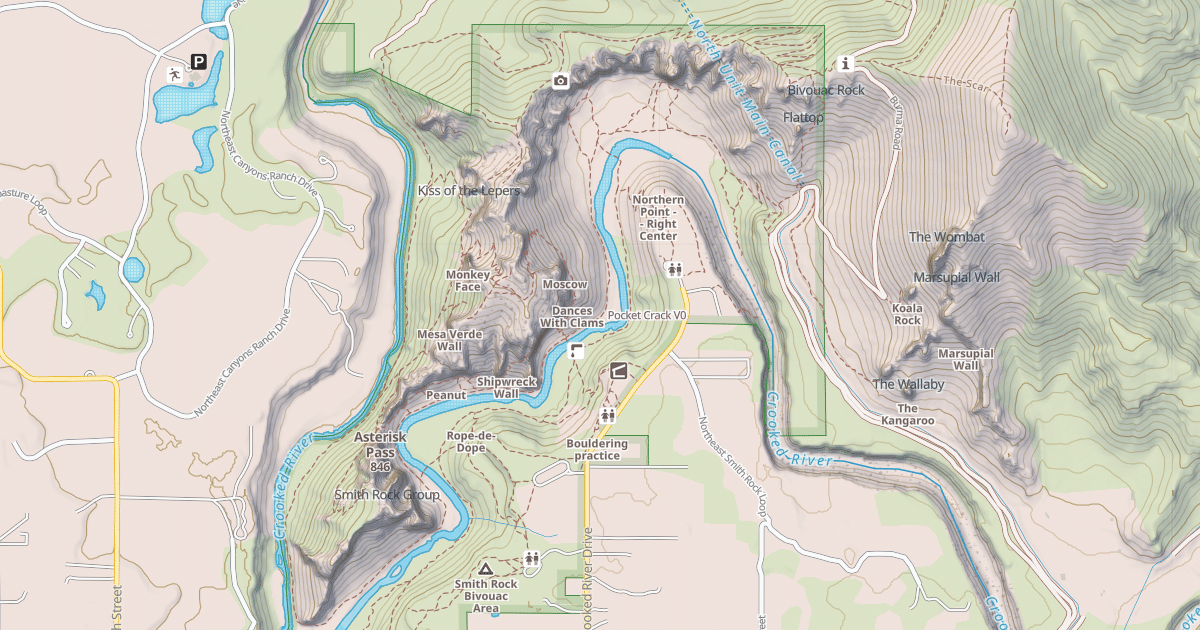 Map preview of Pocket Crack