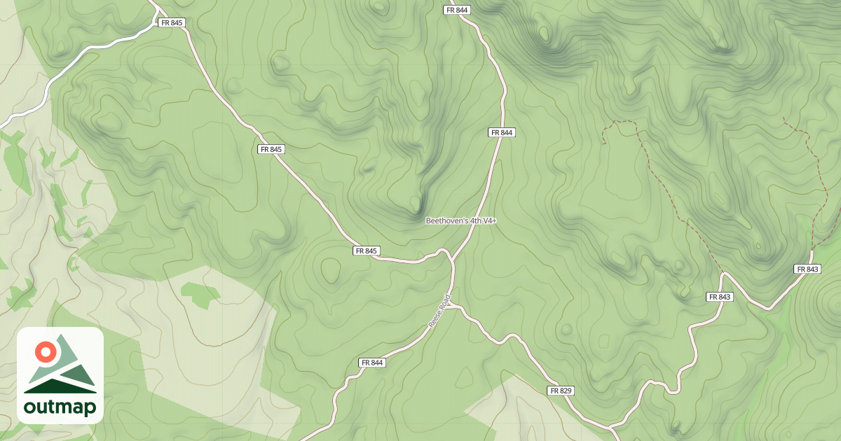 Map of Beethoven's 4th