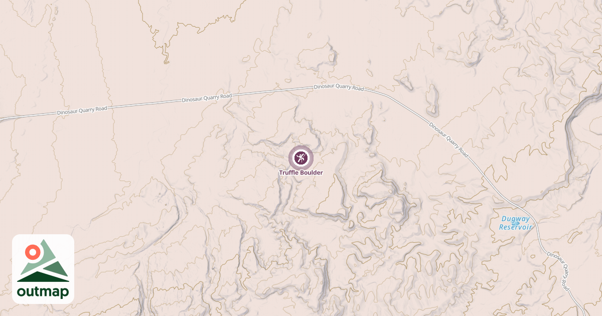 Map of Truffle Boulder