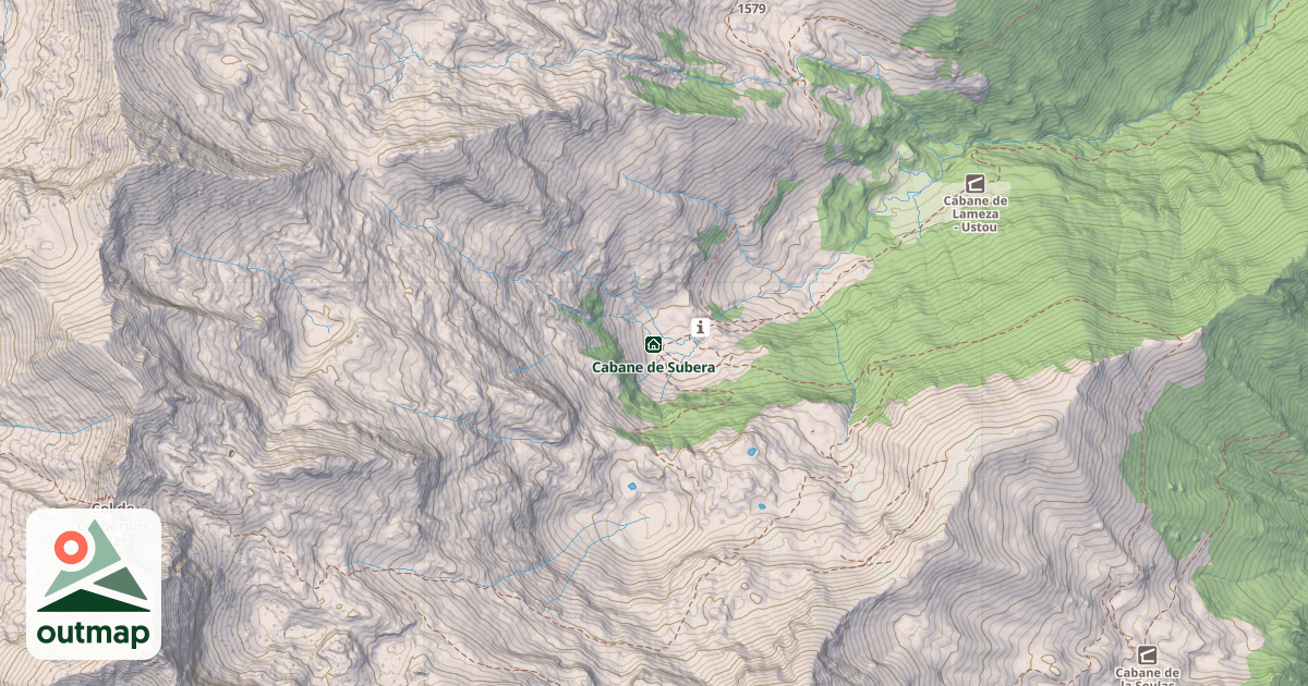 Map of Cabane de Subera