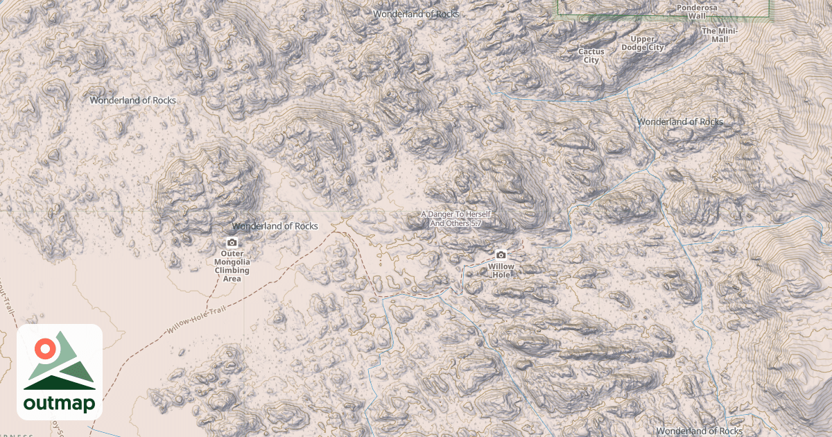 Map of A Danger To Herself And Others