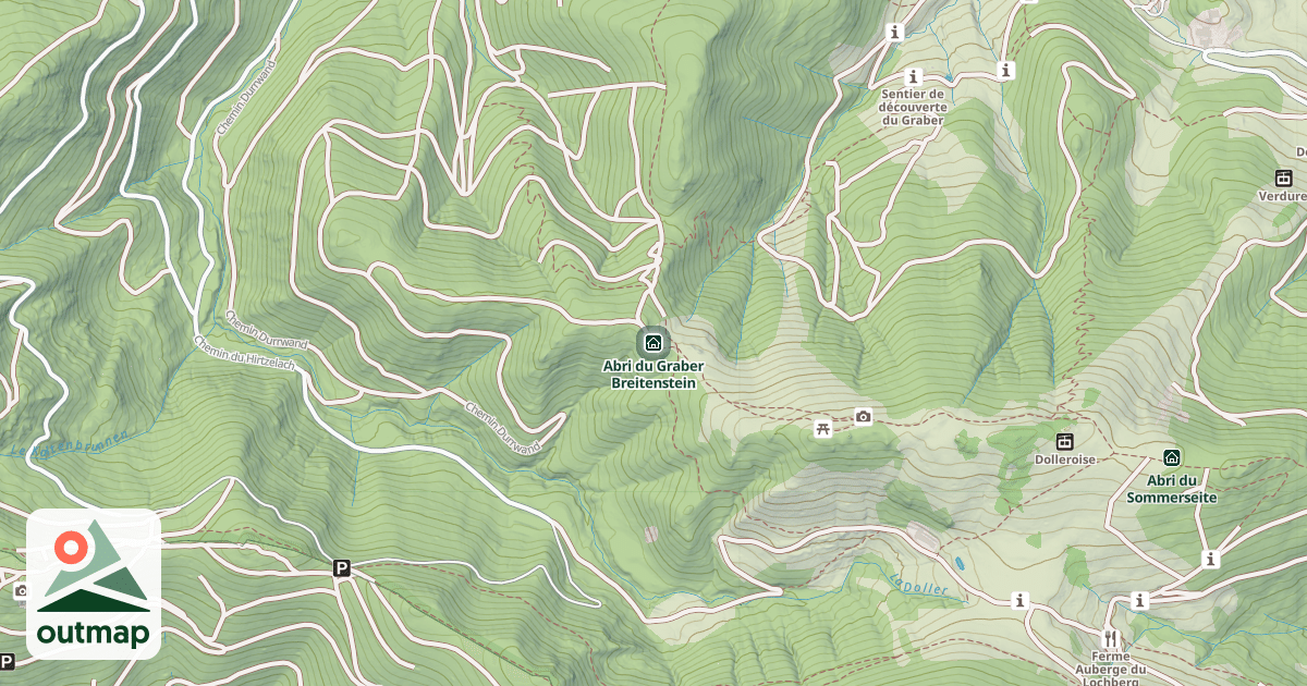 Map of Abri du Graber Breitenstein
