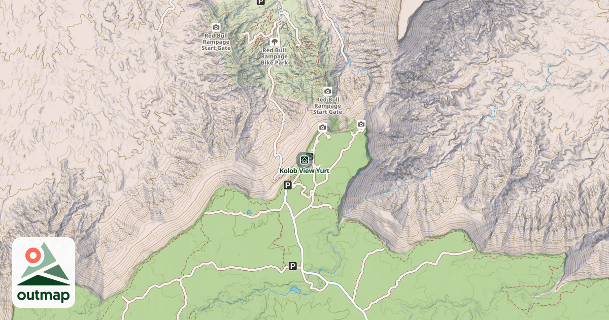 Map of Kolob View Yurt