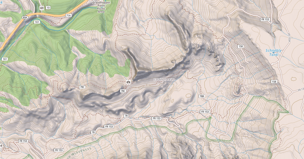 Map preview of Cousins Face