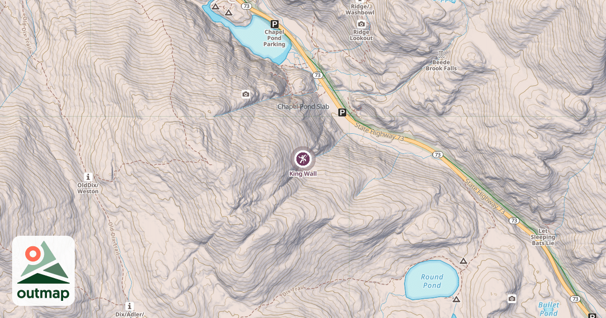 Map of King Wall