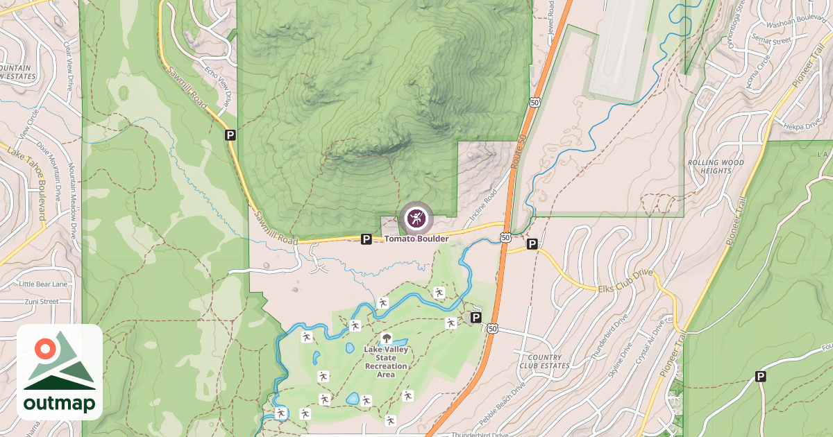 Map of Tomato Boulder