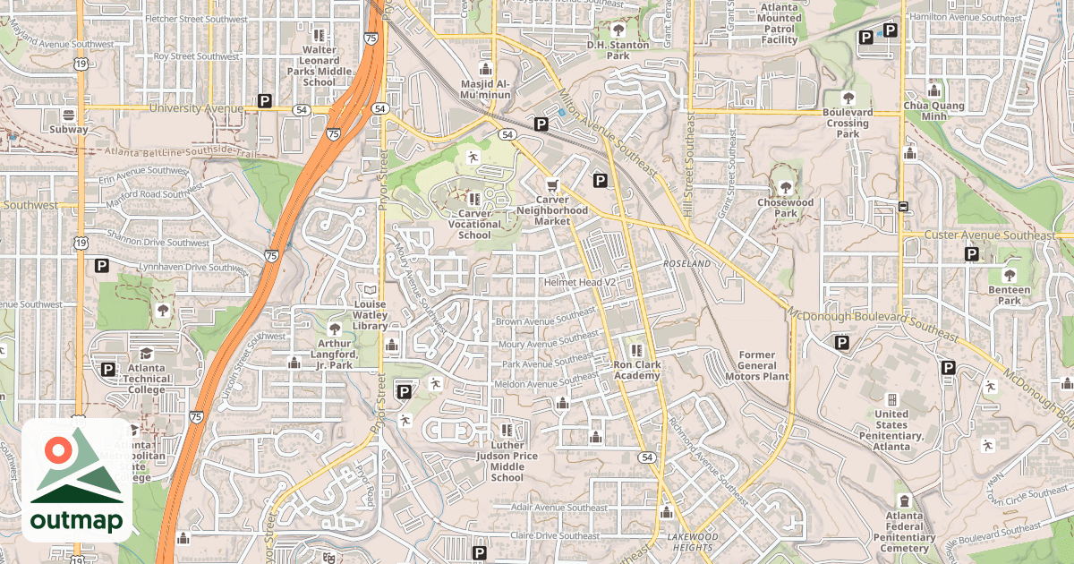 Map of Helmet Head