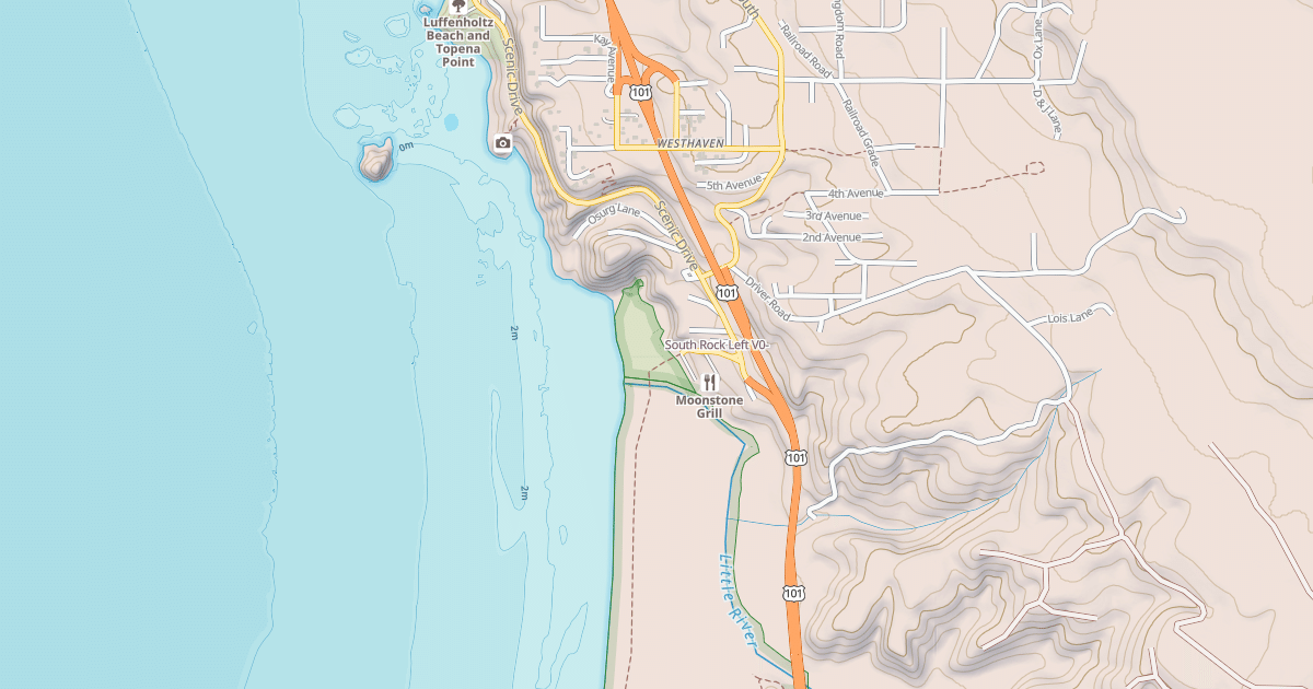 Map preview of South Rock Left