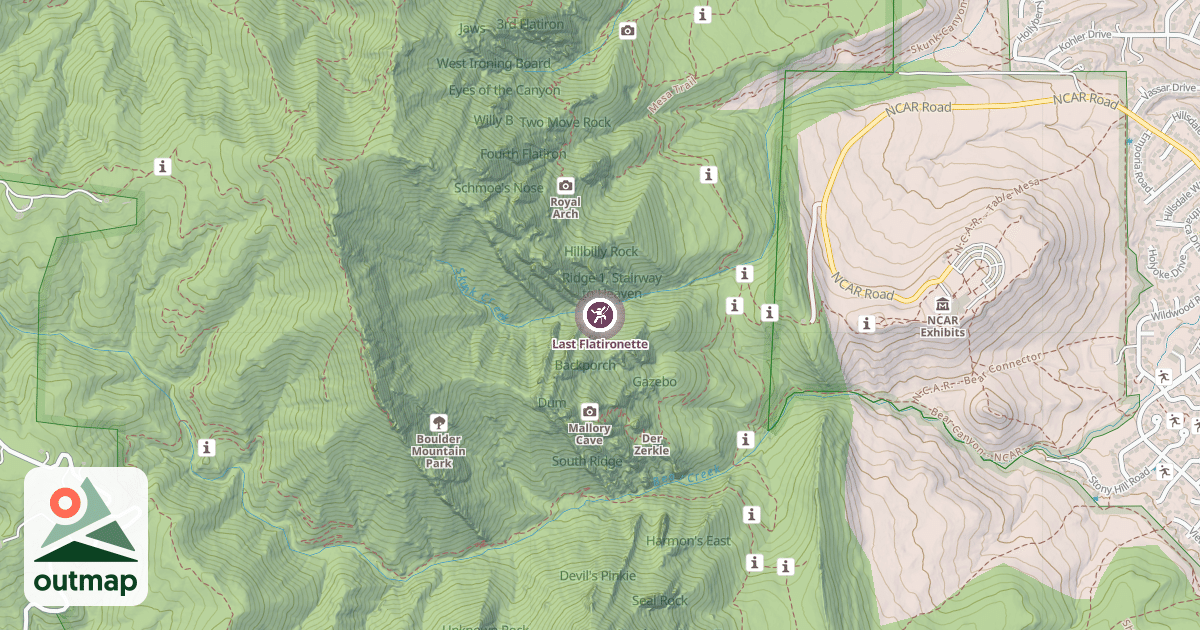 Map of Last Flatironette