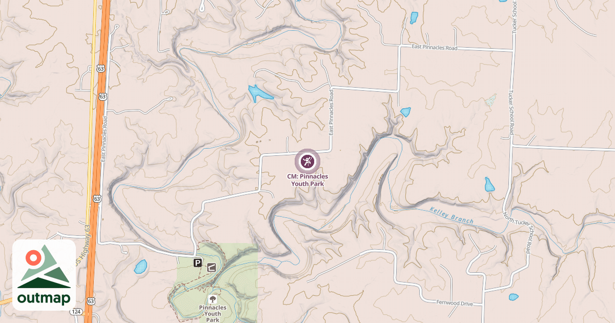 Map of CM: Pinnacles Youth Park