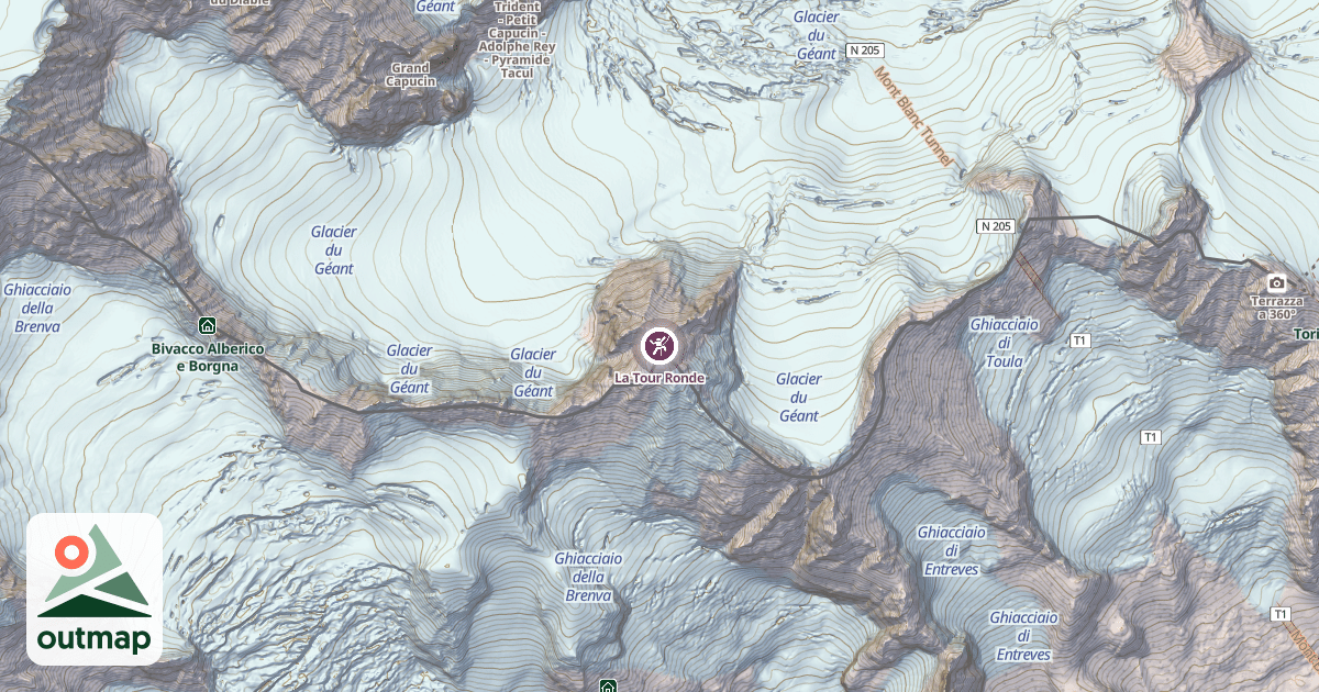 Map of La Tour Ronde