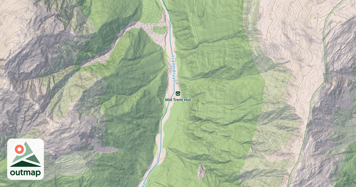 Map of Mid Trent Hut