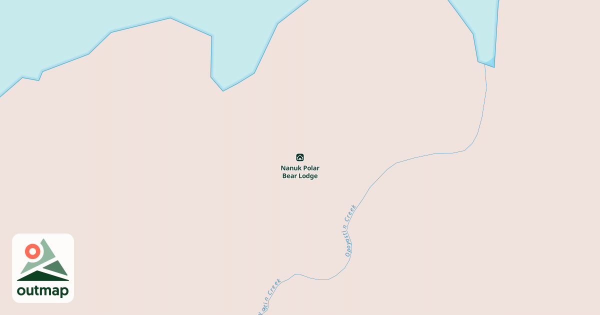 Map of Nanuk Polar Bear Lodge