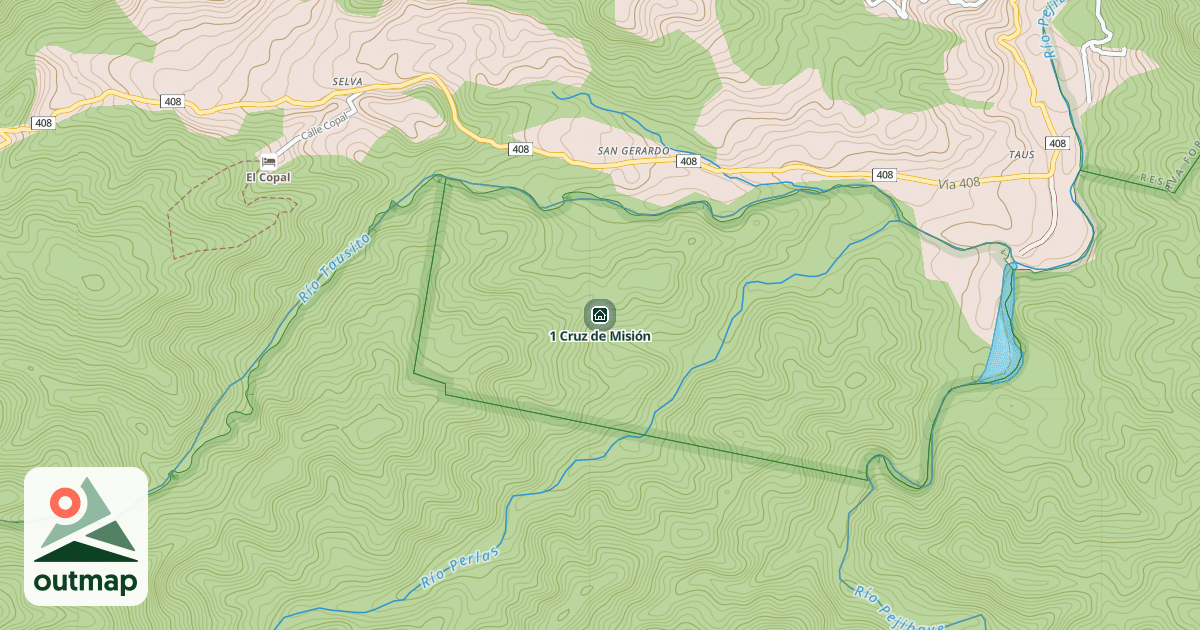 Map of 1 Cruz de Misión