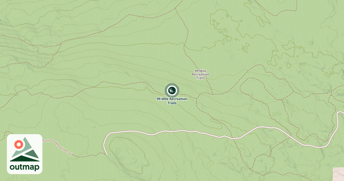 Map of 99 Mile Recreation Trails