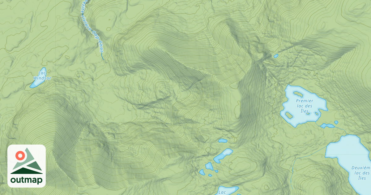 Map of Lac des îles du nord