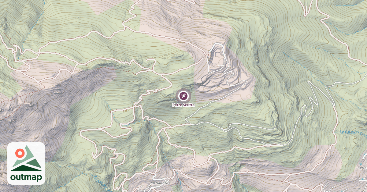 Map of Petre Scritte
