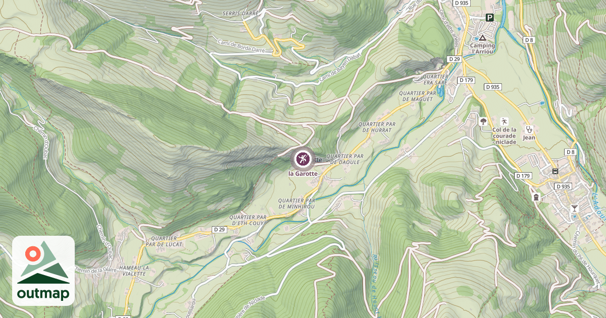 Map of la Garotte