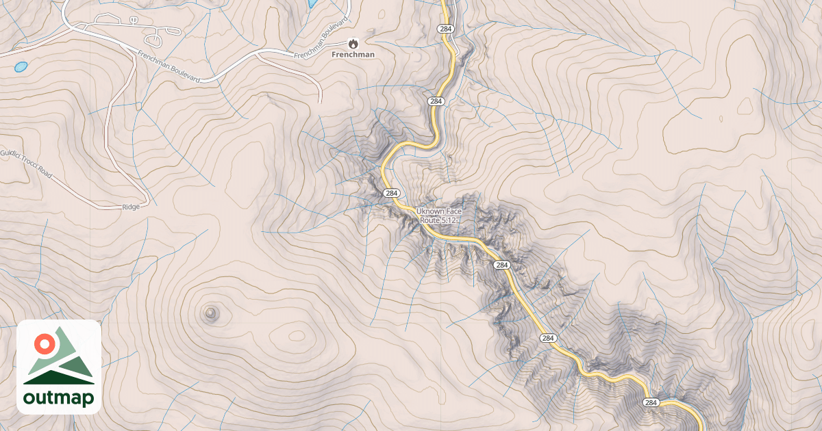 Map of Uknown Face Route