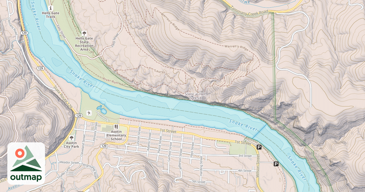 Map of Scenic as Hell, right