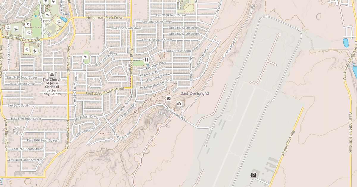 Map preview of Garth Overhang