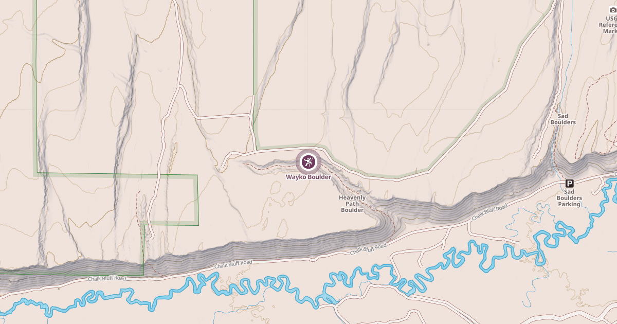 Map preview of Wayko Boulder