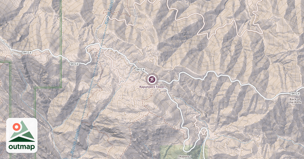 Map of Rapunzel's Tower
