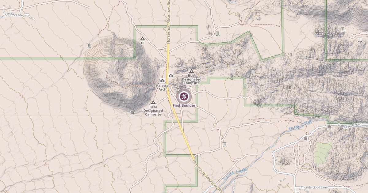 Map preview of First Boulder