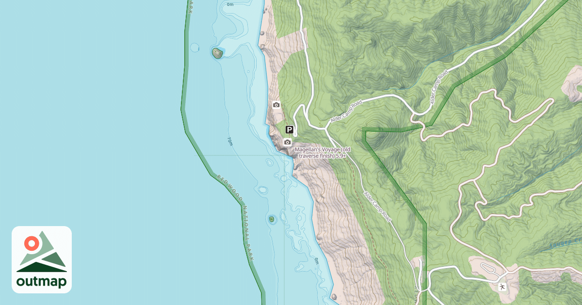 Map of Magellan's Voyage (old traverse finish)