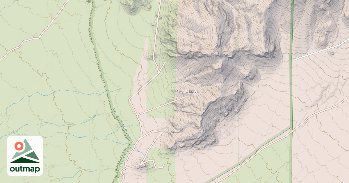 Map of Favorite Jug