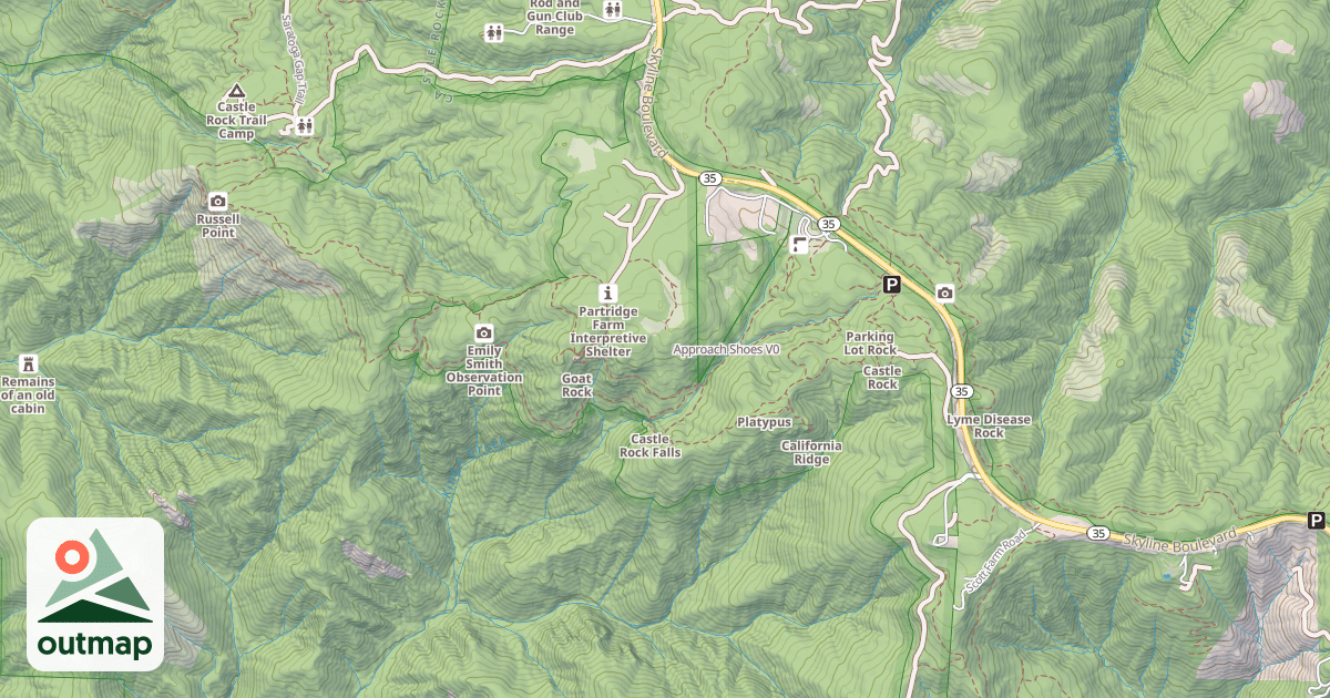 Map of Approach Shoes