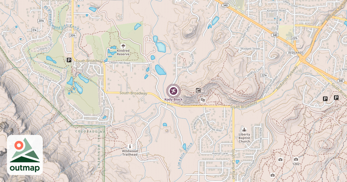 Map of Kody Block