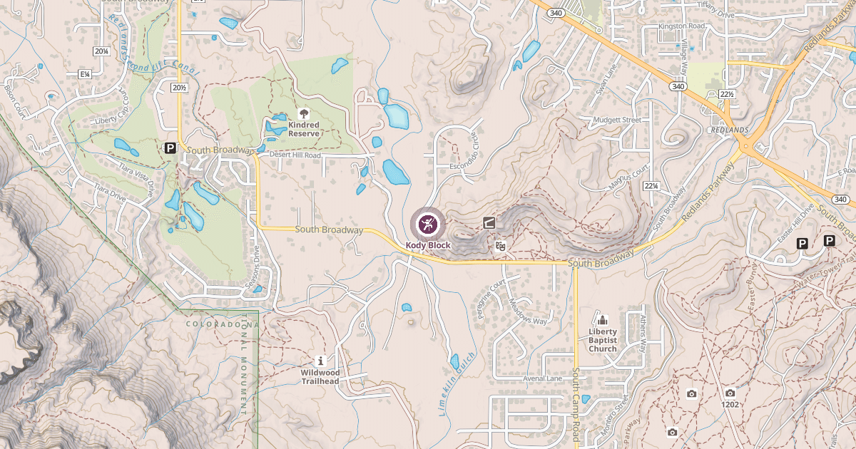 Map preview of Kody Block
